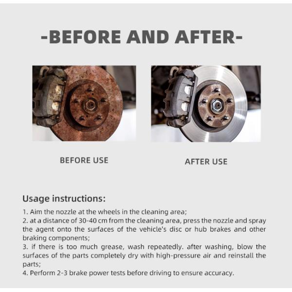 500ml Fast-Drying Eco-Compliant Brake System Cleaner for Automotive Maintenance