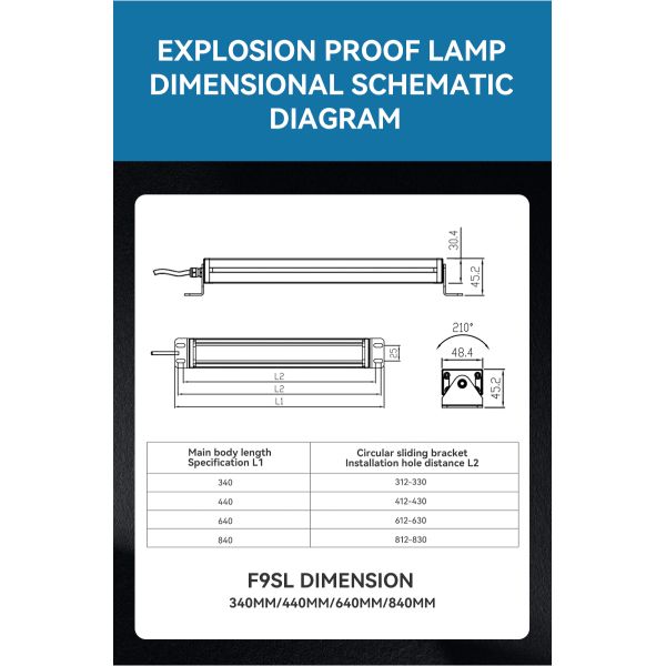 Customize Machine Tool Work Light 24V Industrial Explosion Proof Led Lamp