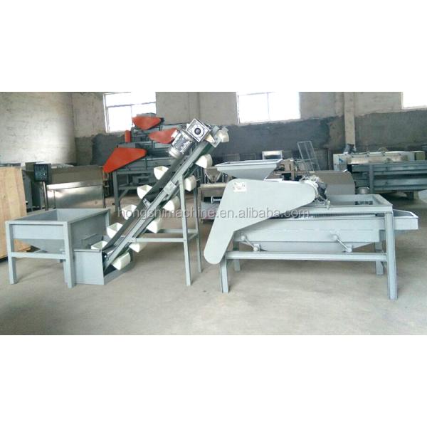 400kg/h Almond hazelnut shelling production line Almond peeling machine Almond cracker separating machine