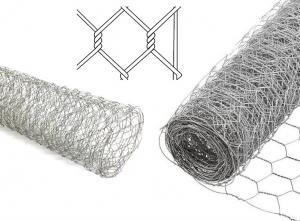 Buy cheap 1.5 inch Hexagonal Wire Mesh 3 ft X 50 ft Galvanized Poultry Netting Fence 19 Gauge product