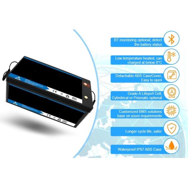 OEM ODM Lithium RV Battery Eco Friendly Durable For Travel Trailer