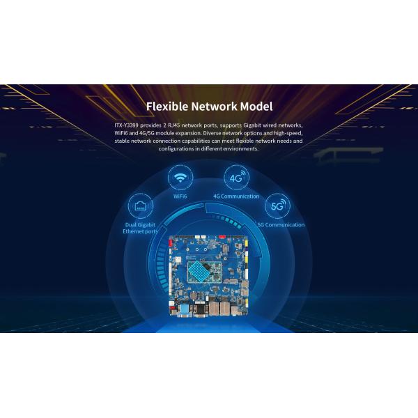ITX-3399 Intelligent Industrial Computer Mainboard 8Ω·6W dual-channel audio amplifier output
