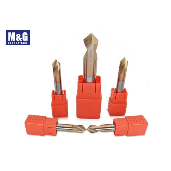HSS , HSS Cobalt and Solid Carbide NC Spotting Drill Bits 90 Degree Point Customized Standard Length
