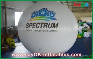 China Giant 2m DIA PVC White Inflatable Helium Balloon for Outdoor Advertising on sale