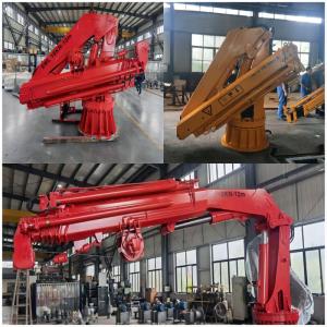 China 10 Ton Knuckle Boom Marine Crane Truck Mounted Articulated Hydraulic Deck Crane on sale