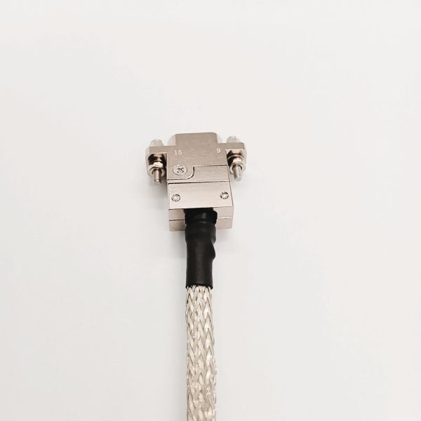 Micro-D Series MDM Micro Rectangular Connector J30J-21TJL-A3 Male Plug 21 Pin Connector Equipped With A3 Wire Clamp And Nylon Protective Sleeve