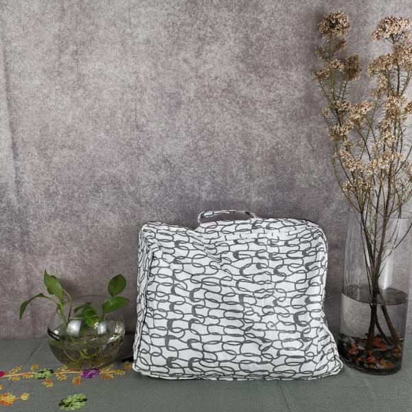 Versatile Custom Gray Storage Bag for Electronic Devices Lightweight and Waterproof