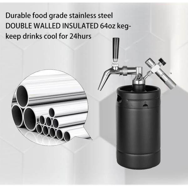 Pressureized Nitro Cold Brew Coffee Maker , 64oz Nitro Cold Brew Dispenser