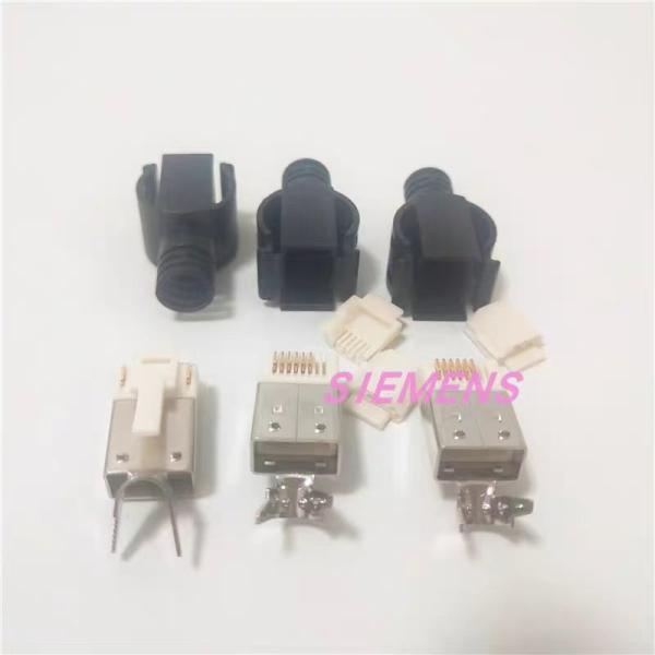Crimp / Solder Siemens Servo Motor Power Connector 100V