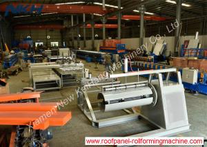 China Metal Sheet 0.3 - 1.0 * 1250mm Steel Slitting Machine Line With Re-Coiler on sale