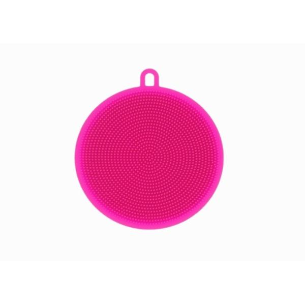 Soft Silicone Facial Cleansing Brush , Silicone Dish Brush For Fruit / Vegetable