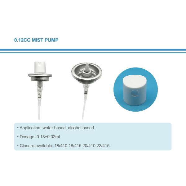 Fine Mist 0.12cc Mist Pump Aerosol Valve For Aerosol Cans