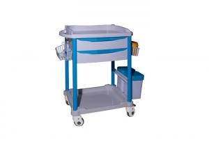 Buy cheap Hospital Equipment Medical Storage Trolley Therapy Cart With Waste Bin For Clinic product