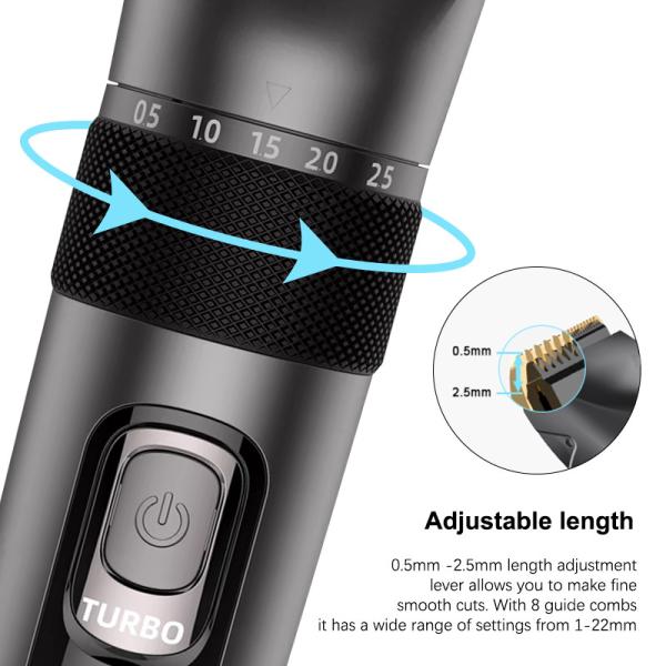 Household Cordless Hair Cutting Trimmers 61-90min With Stainless Steel Blade