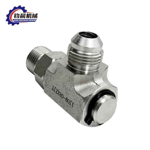 Flange Connection Hydraulic Adapter With Customized Oil Pipe Joint