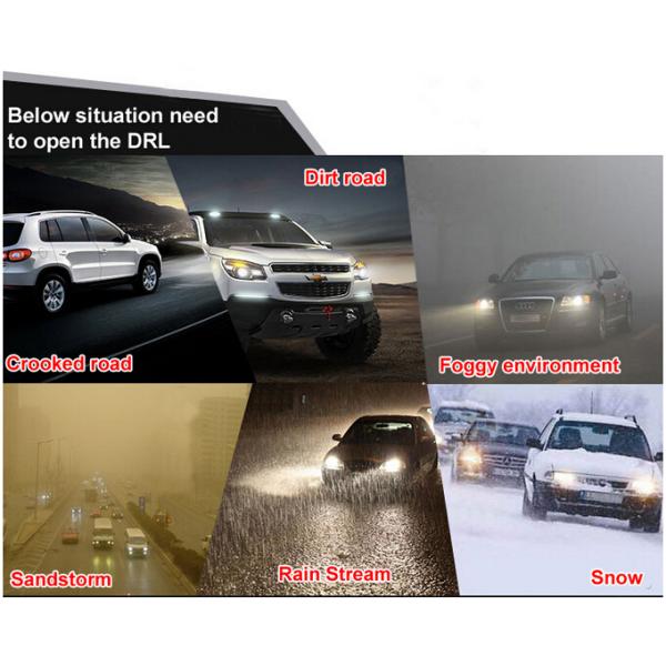 Geely Emgrand EC8 DRL LED driving Lights led auto light replacements