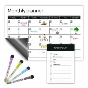 China Multipurpose Magnetic Refrigerator Frame To Do List Planner Dry Erase Weekly Planner on sale