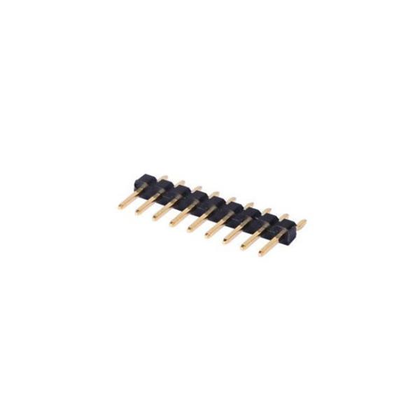 Pitch1.0 mm 1*9P header connector Black Brass material Gold-plated Environmental protection