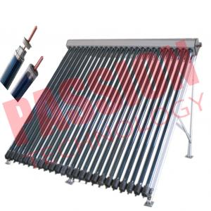 Buy cheap 45 Degree Heat Pipe Solar Collector With Stainless Bolts Silver Manifold Color product