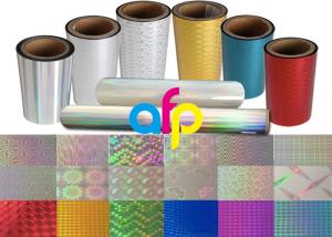 China Colorful / Transparent Laser Holographic Film With Patterns 180 - 1880mm Width on sale