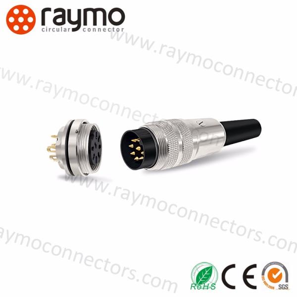 10-Pin Male Solder IP68 Waterproof Circular Connector Brass Housing