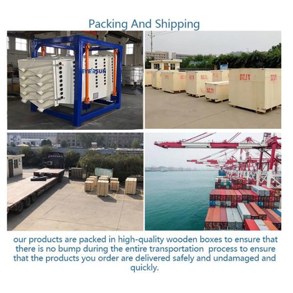High Efficiency 1 - 8 Screen Decks Rectangular Vibratory Sifter For Fine Materials
