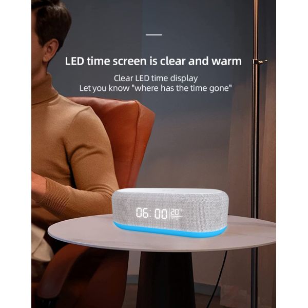 Multifunction Chargers Alarm Clock 15W 3 In 1 Fast Charging With LED Light Mobile Phone Wireless Charger For Android Phone
