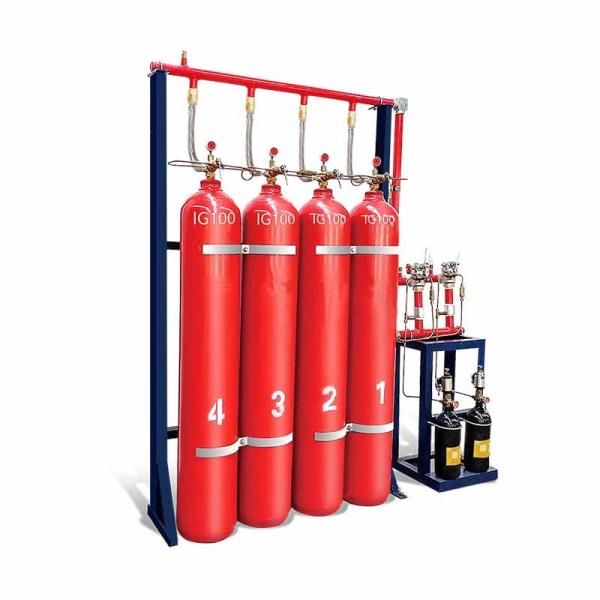 15MPa IG100 Inert Gas Fire Extinguishing System For High Performance Fire Suppression