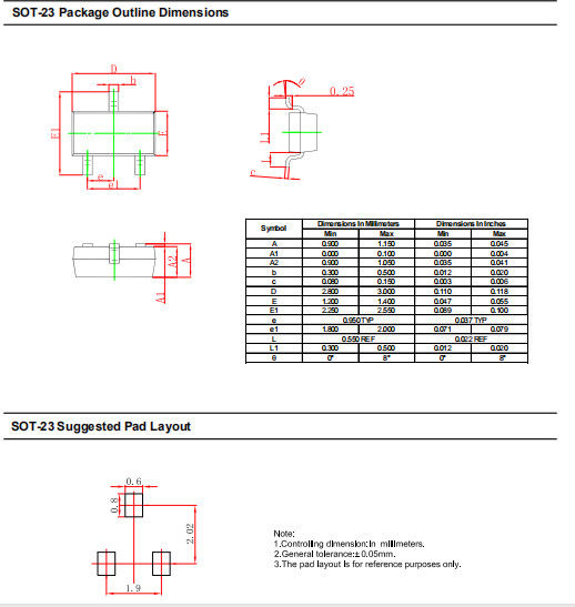 HXY3401 Mosfet Power Transistor