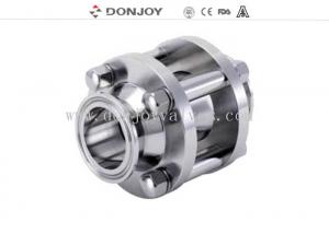 Buy cheap DONJOY Stainless steel clamped straight sight glass with tempered glass 120 degree product
