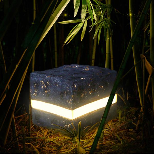 LED Stone lamp middle line luminous courtyard lawn lamp resin landscape lamp park scenic spot lighting