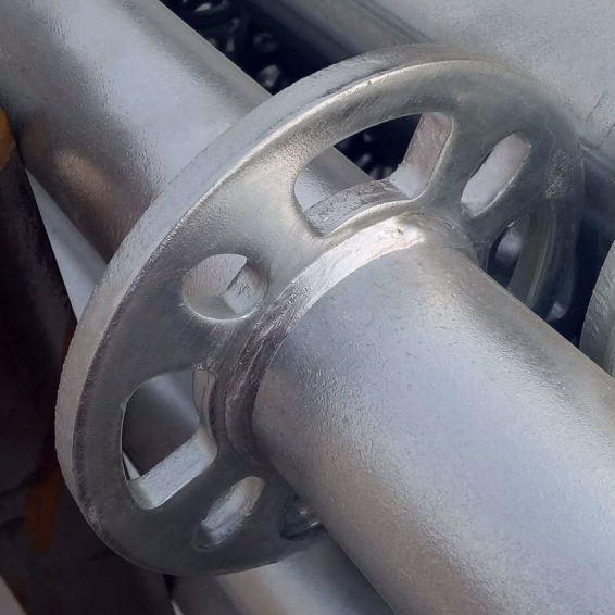 9.75mm Q235 Hot Dip Galvanized Scaffolding Layher Rosette