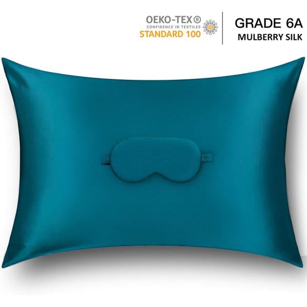 51×66cm Organic Mulbery Silk Pillowcase Colored For Dorm Room