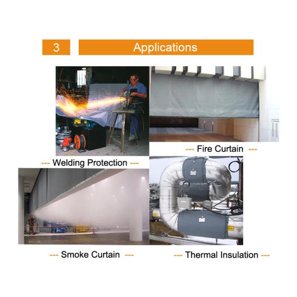 Fireproof Curtain Fiberglass Fabric | 560g Silicone Coated, Fire Resistant