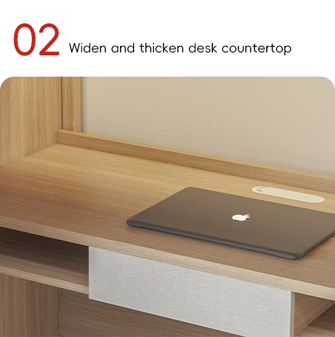 Bedroom Furniture Metal Bunk Bed With Desk Wooden Post Support customization