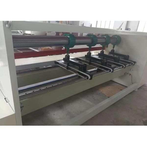 Corrugated Carton Cnc Slotting Machine , Four Blades Cardboard Creasing Machine