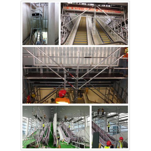 Cusomized Aluminium Mobile Tower Cantilever Scaffold Platform For Escalator Maintenance