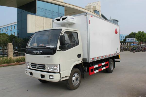 Quality Foton 3-5Tons 4*2 Refrigerated Van Truck For Meat / Fish Transportation for sale