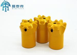 China 38mm Button Drill Bit For Granite Rock , 11degree Small Rock Drill Bits MTH on sale