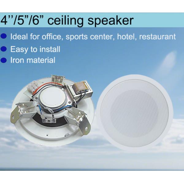 4 Inch Ceiling Speaker Power 6W Iron Material High Quality Ceiling Speaker for Office Hotel Restaurant