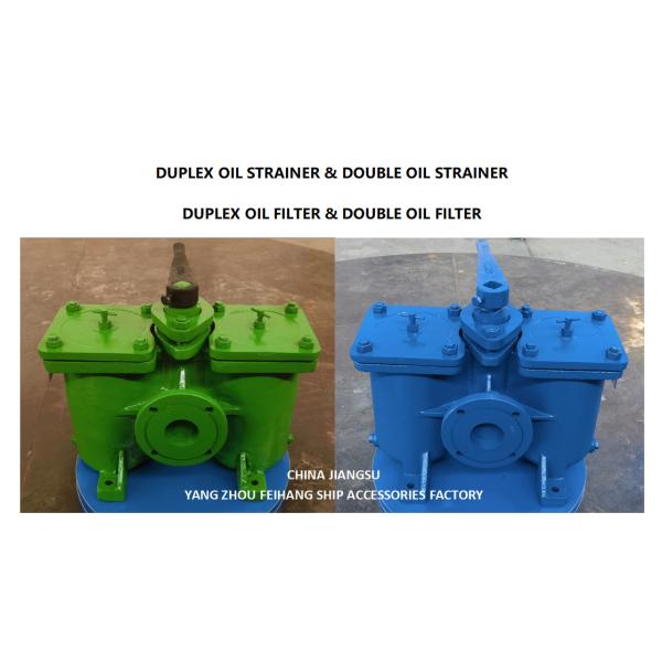 PARAMETER SELECTION TABLE FOR DUPLEX OIL STRAINER & DOUBLE OIL FILTER AS65 CB/T425