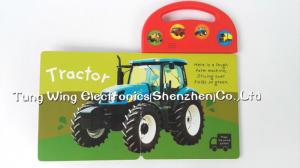 China Toy Trucks Push Button Sound Module , Indoor Kid's musical book for baby on sale