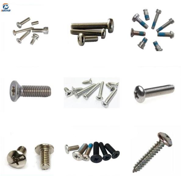 Cold Forging Stainless Steel 304 / 306 Round Head Machine Screws