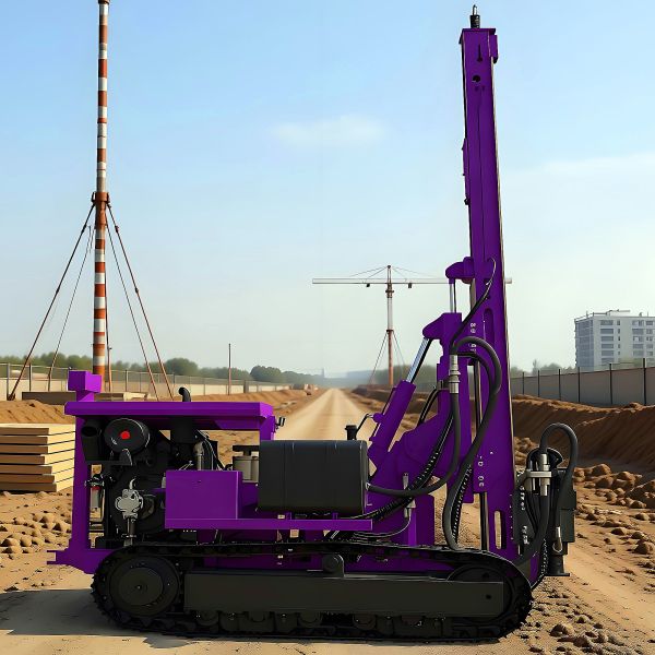 Pile Drilling Machinery Quick Switching Between Pile Driving Machine Foundation Construction Portable Pile Driver