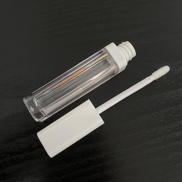 6.5ML Square Empty Lip Gloss Tube With Logo Small Batch Customization
