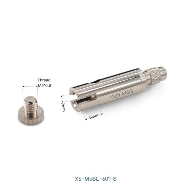 Adjustable Length Brass Cable Gripper Cross Cable Grippers For Panel Lighting And LED Grids