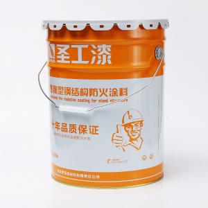 China Steel 5 Gallon Metal Pails For Storing Of Fire Retardant Chemical Coatings on sale