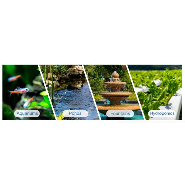 Submersible Bottom Suction Pump for Fish Tank Pond Aquarium Hydroponic Systems