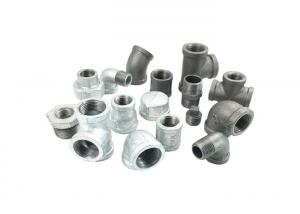 China 1/2 Inch Black Malleable Iron Pipe Fittings Metal Water Pipe Fittings ISO9001 on sale