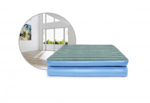 Buy cheap King Twin Size Blow Up Air Bed Mattress Flocked Elevated Inflatable Outdoor Furniture product
